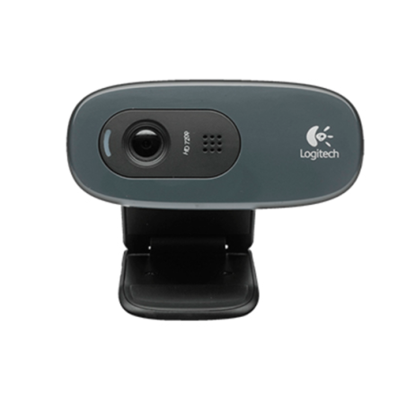 Camara Web Logitech C270 HD 720P, con microfono integrado