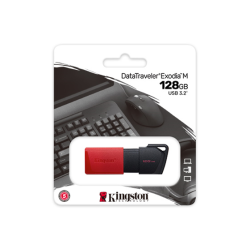 La Kingston DataTraveler Exodia  128GB USB 3.2 Gen 1 es una memoria USB compacta y robusta diseñada para ofrecer un almacenamien