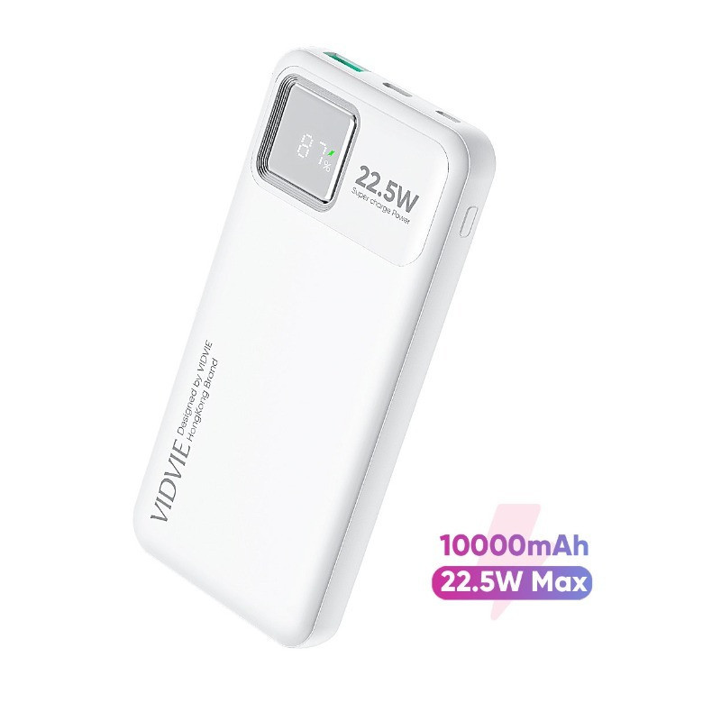 Power Bank Marca Vidvie de 10000 mha, con pantalla led, Power Bank Marca Vidvie de 10000 mha, con pantalla led,