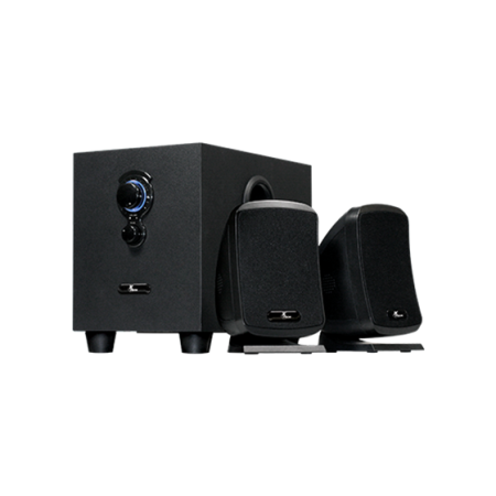 Bocinas Augury, Blootooh 2.1 10WATTS RMS, conector 3.5  color negro
