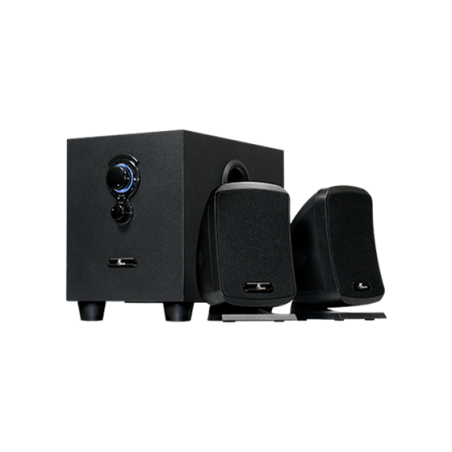 Bocinas Augury, Blootooh 2.1 10WATTS RMS, conector 3.5  color negro