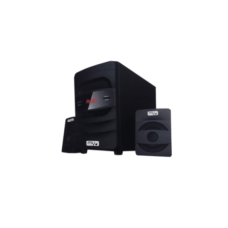 Bocinas HT45 V3 Lector SD/USB Led Control Remoto Negro, Con Subwoofer