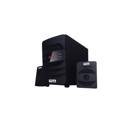 Bocinas HT45 V3 Lector SD/USB Led Control Remoto Negro, Con Subwoofer